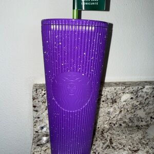 NWT Starbucks Glow in the dark Purple Halloween Tumbler 2024